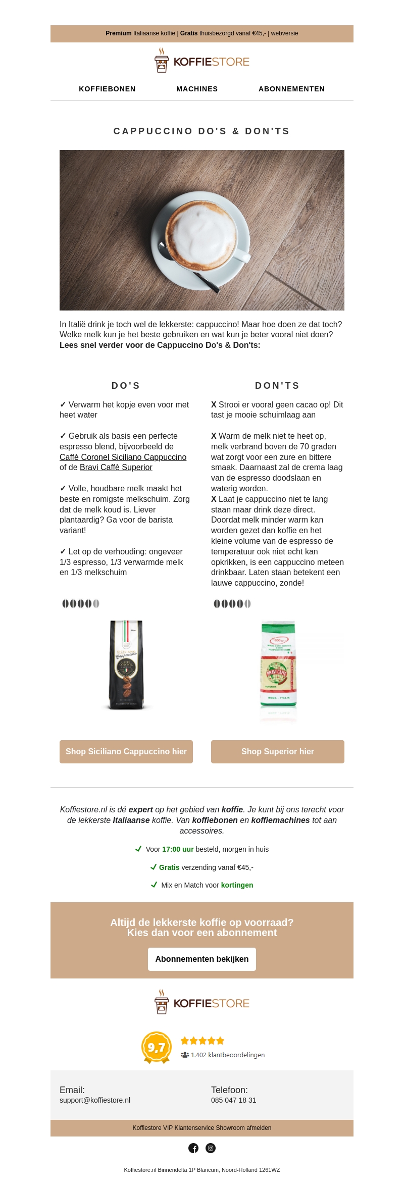 Cappuccino Do's & Don'ts☕ Cappuccino Do's & Don'ts☕