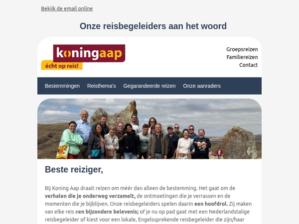 In gesprek met onze reisbegeleiders