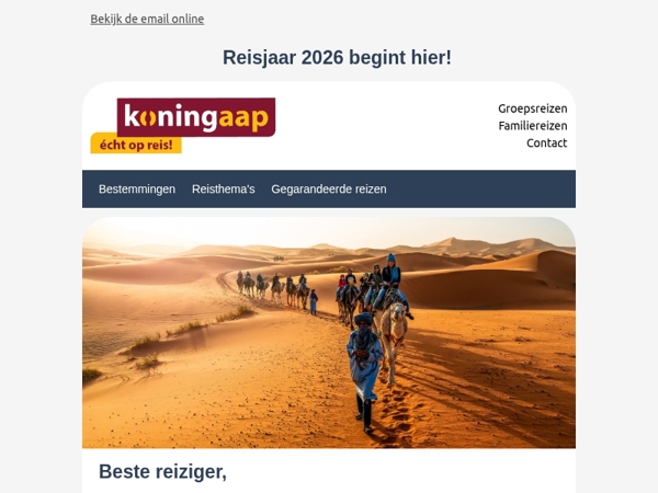 Hier is je reisinspiratie voor 2026