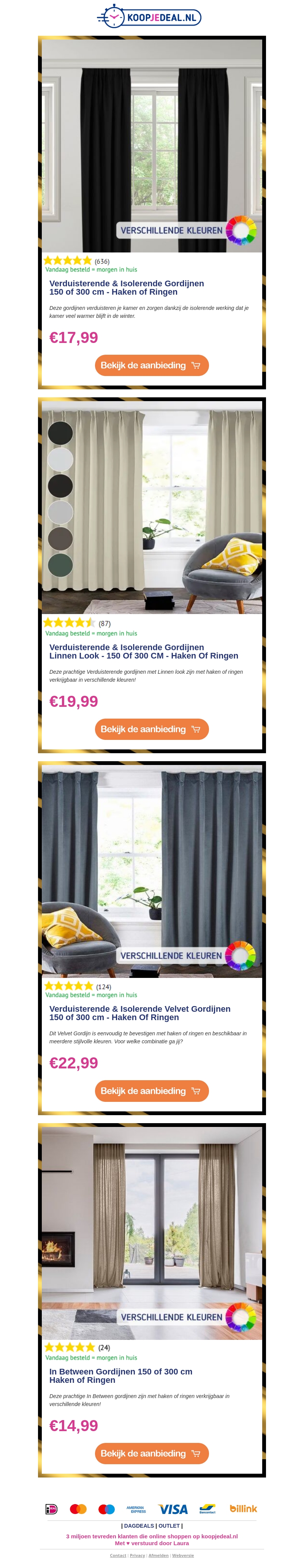 ๐ค Black Friday Gordijnen Outlet ๐ค ๐ค Black Friday Gordijnen Outlet ๐ค