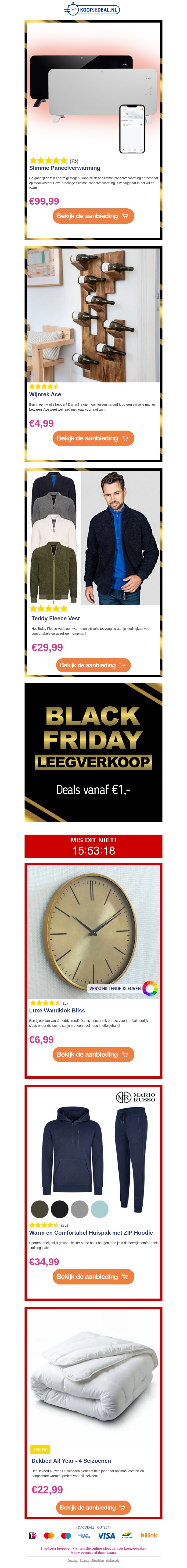 🖤 Black Friday Weken Zijn Van Start 🖤 12 Dagen Lang, Elke Dag: Exclusieve KORTING❗ 🖤 Black Friday Weken Zijn Van Start 🖤 12 Dagen Lang, Elke Dag: Exclusieve KORTING❗