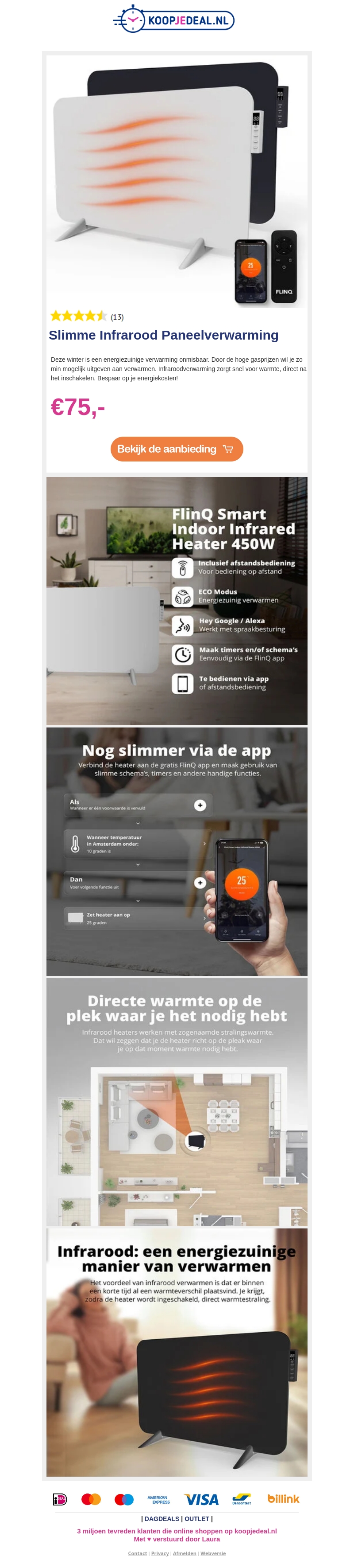 ⚠️ Infrarood Verwarming €79,99 ⚠️ ⚠️ Infrarood Verwarming €79,99 ⚠️