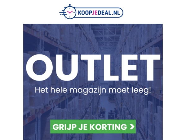 Outlet = Aangevuld 💥