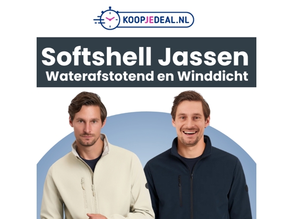 Laatste Kans: Softshell Jassen 29,99 🧥
