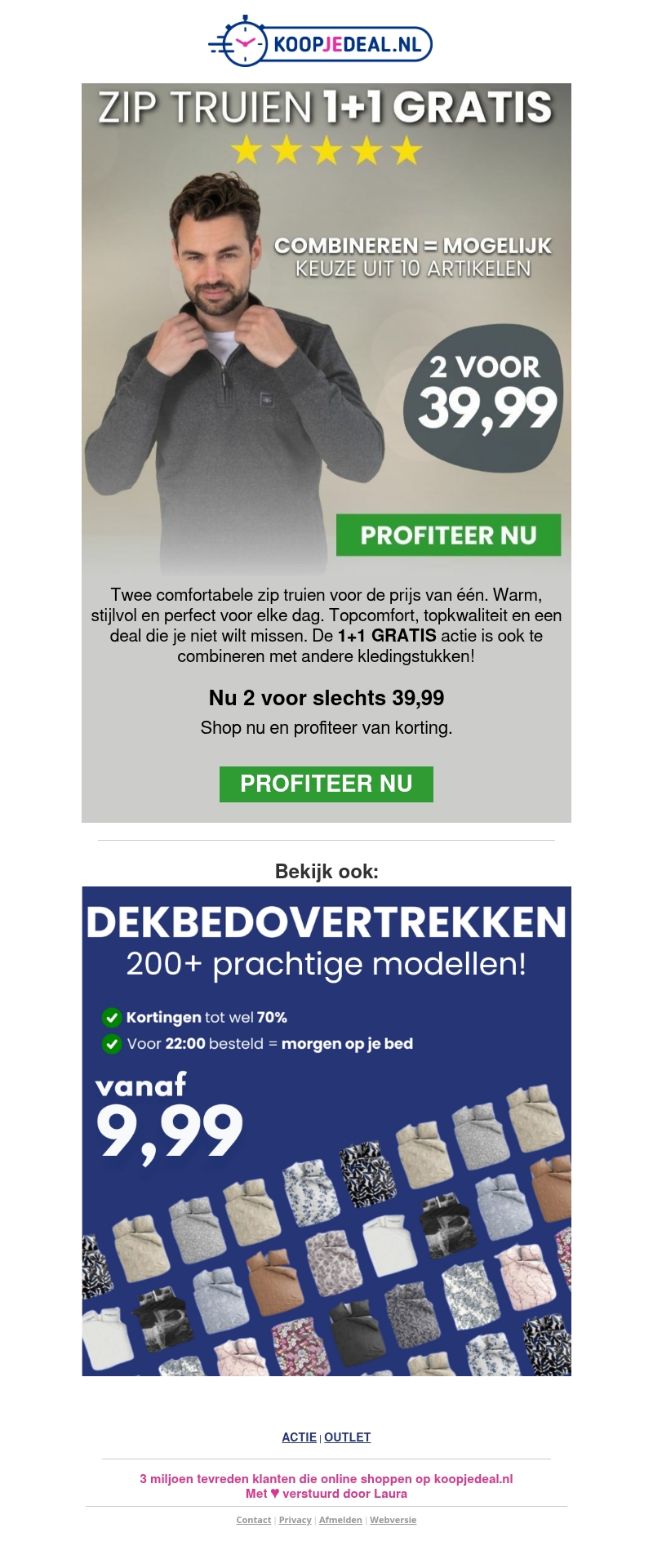 2 Zip Truien voor 39,99 ๐ฑ Mis het niet! 2 Zip Truien voor 39,99 ๐ฑ Mis het niet!