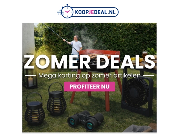 Zomerartikelen voor Bodemprijzen!