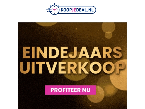 Laatste Kans: Eindejaars Uitverkoop ⚠️