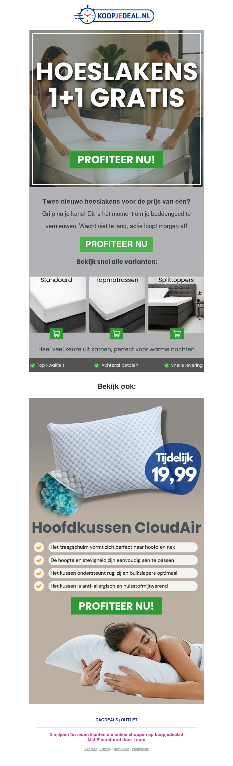 2 Hoeslakens voor al 12,99 đ´ 2 Hoeslakens voor al 12,99 đ´