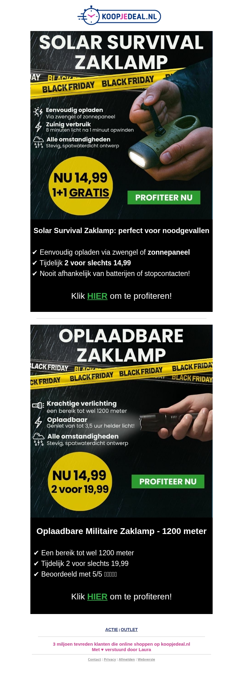 Laatste mail
