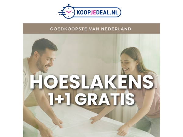 ✨ 1+1 GRATIS op hoeslakens! ✨