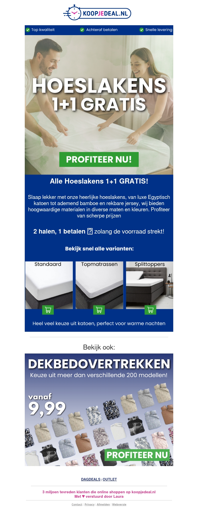 Hoeslakens 1+1 GRATIS ๐จ OP=OP Hoeslakens 1+1 GRATIS ๐จ OP=OP