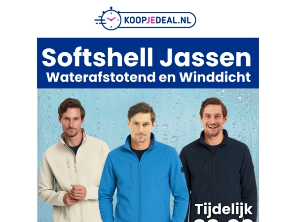 Extra Goedkoop: Softshell Jassen 🧥