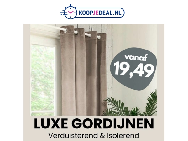 Voordelig Luxe Gordijnen Kopen?