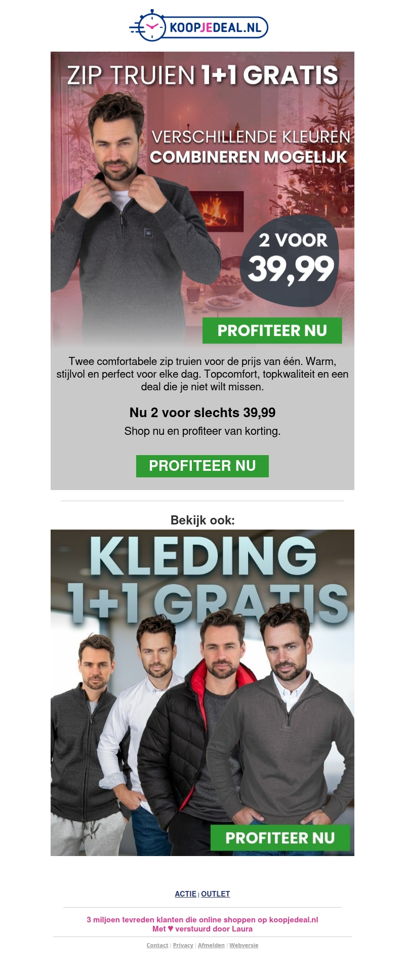 Nieuw: 2 Zip Truien voor 39,99 ⚠️ Nieuw: 2 Zip Truien voor 39,99 ⚠️