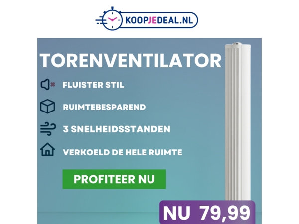 Torenventilator Extra Voordelig ⚠️