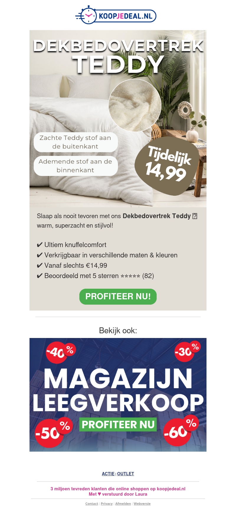 Teddy Dekbedovertrek nu 14,99 𧸠Teddy Dekbedovertrek nu 14,99 đ§¸