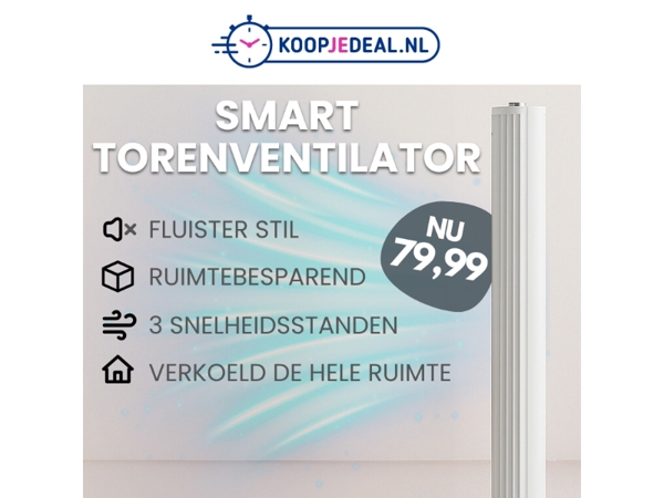Torenventilator – nu scherp geprijsd!