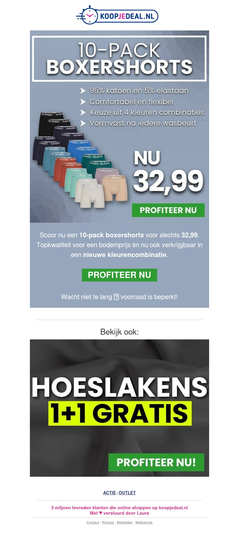 10-PACK Boxershorts voor 32,99 🤯 10-PACK Boxershorts voor 32,99 🤯
