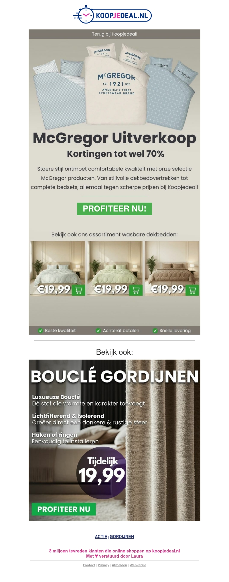 Alleen Vandaag: McGregor Outlet π΄ Alleen Vandaag: McGregor Outlet π΄