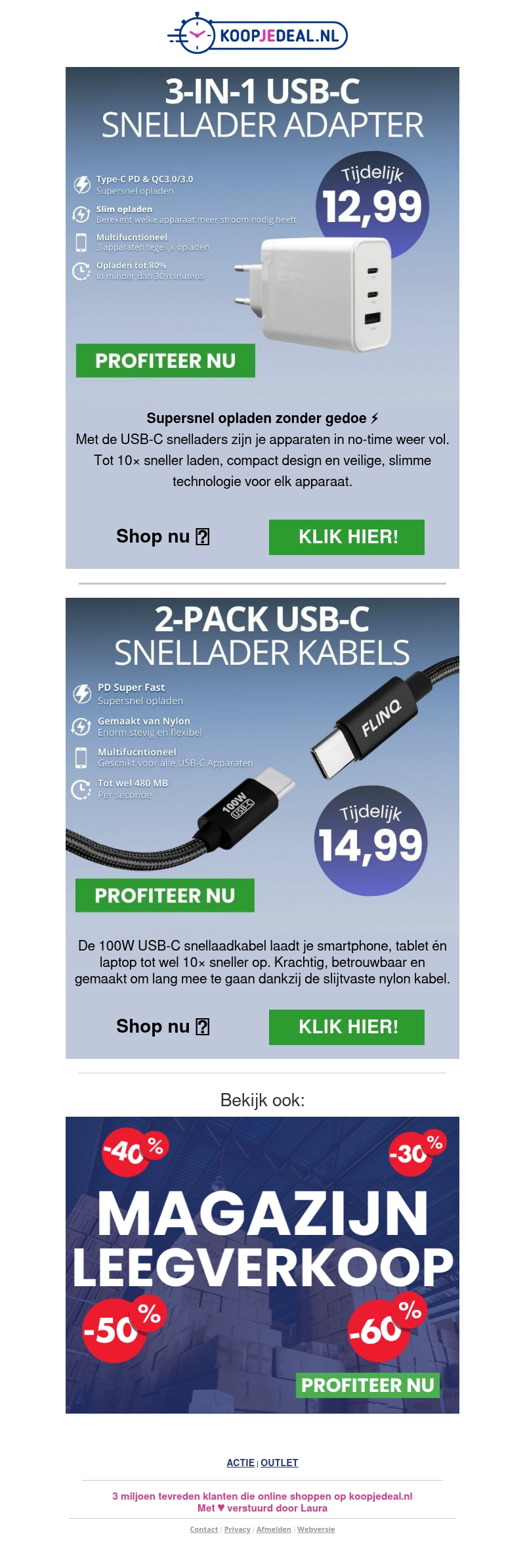 Telefoon of Tablet 10× Sneller Opladen? ⚡ Telefoon of Tablet 10× Sneller Opladen? ⚡