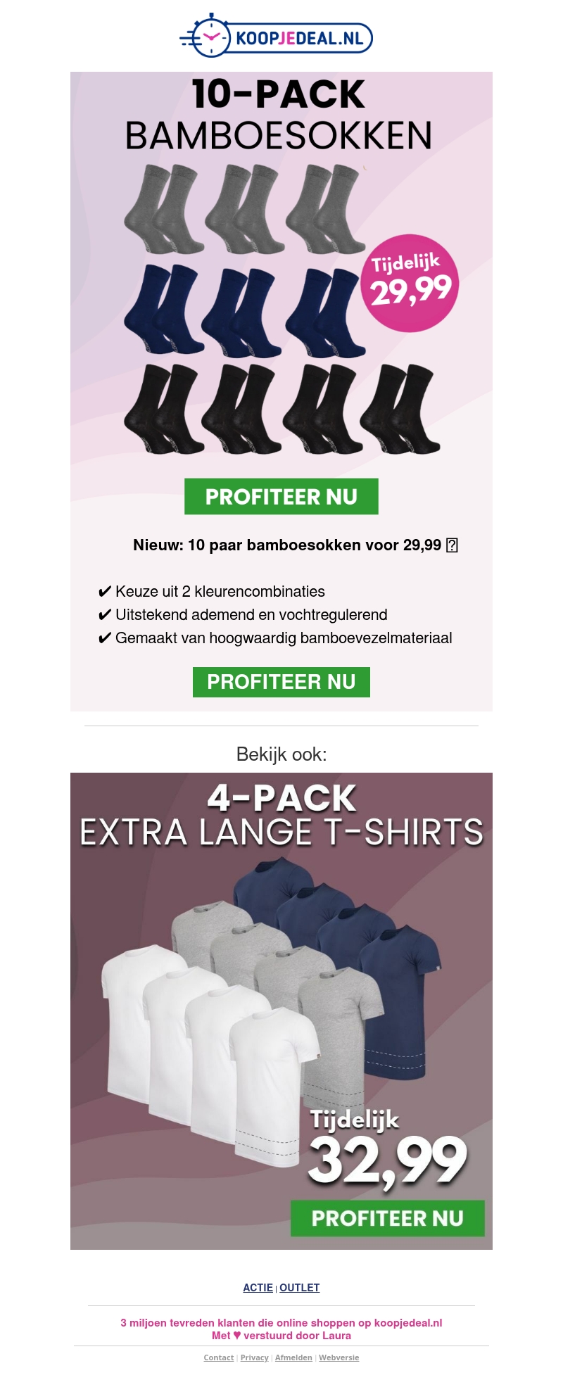 10-PACK Bamboesokken zijn terug! 10-PACK Bamboesokken zijn terug!