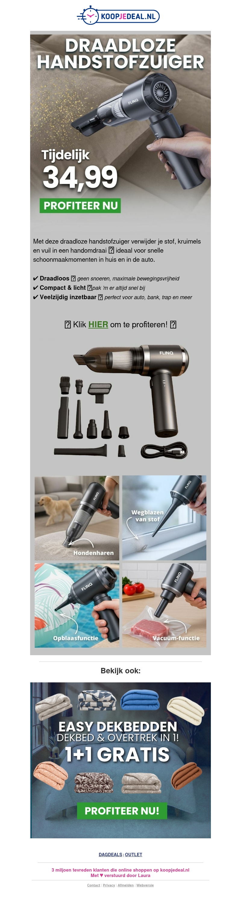 Multifunctionele Kruimeldief nu 34,99 ๐งน Multifunctionele Kruimeldief nu 34,99 ๐งน