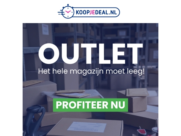 Outlet = Aangevuld met Top Deals
