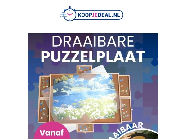 Verstelbare Puzzeltafels vanaf 39,99 🧩​