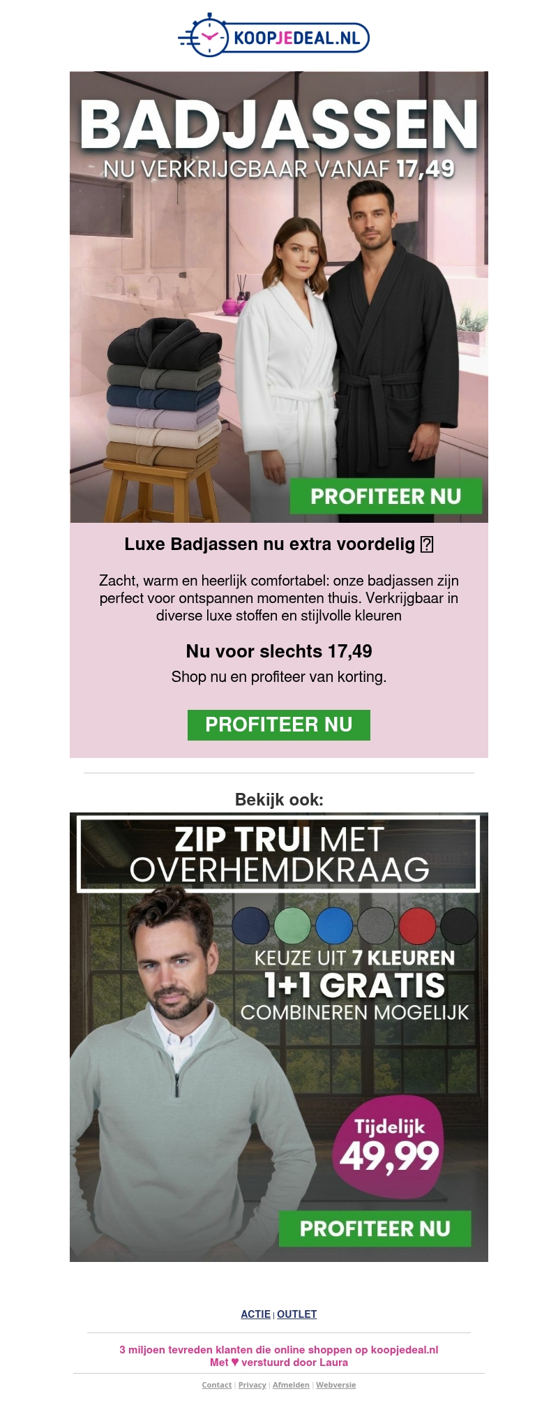 Extra Voordelig Badjassen Kopen? Extra Voordelig Badjassen Kopen?