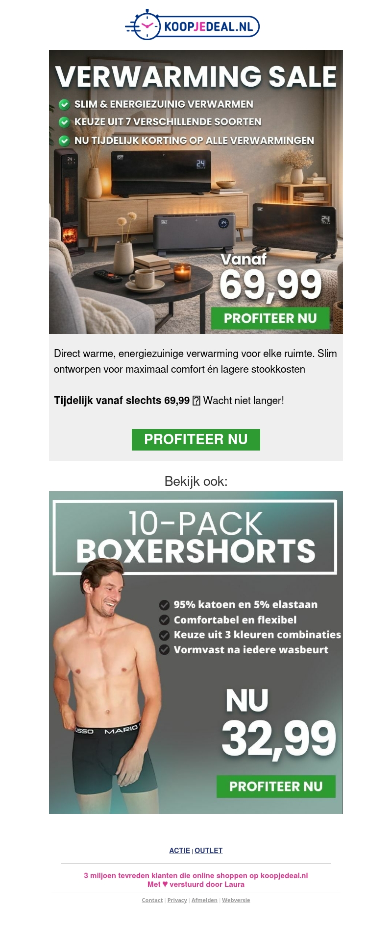 Koude dagen? Warm huis vanaf 69,99 ๐ Koude dagen? Warm huis vanaf 69,99 ๐