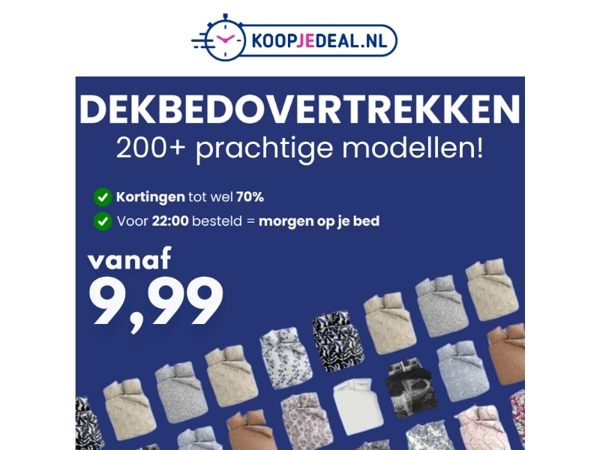 Voordelig Slapen? Nu tot 70% Korting!