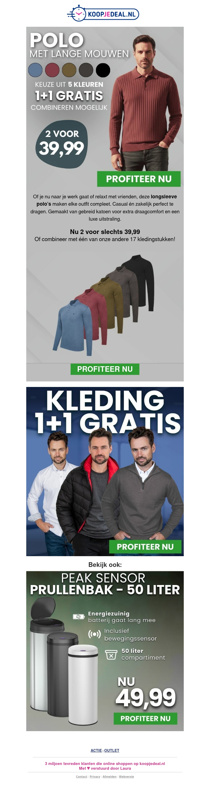 Nieuw: Polo met Lange mouwen 39,99 π₯ Nieuw: Polo met Lange mouwen 39,99 π₯