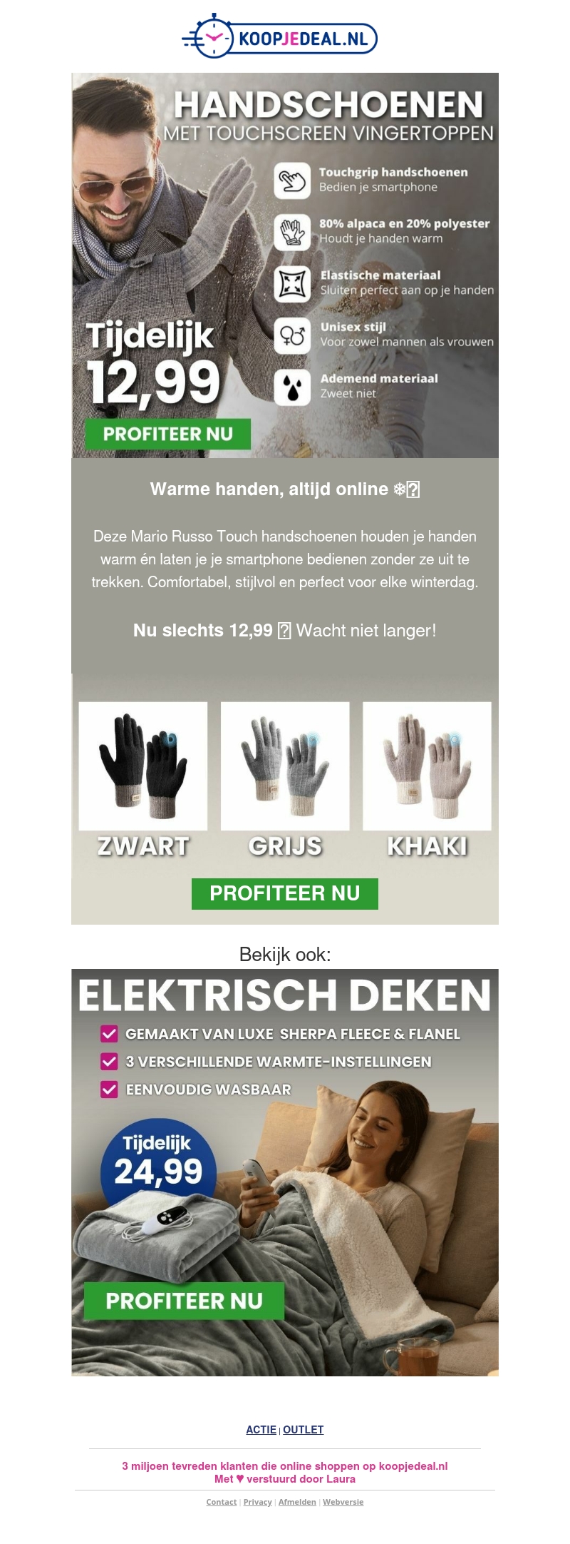 Nieuw: Touch Handschoenen 12,99 ๐งค Nieuw: Touch Handschoenen 12,99 ๐งค