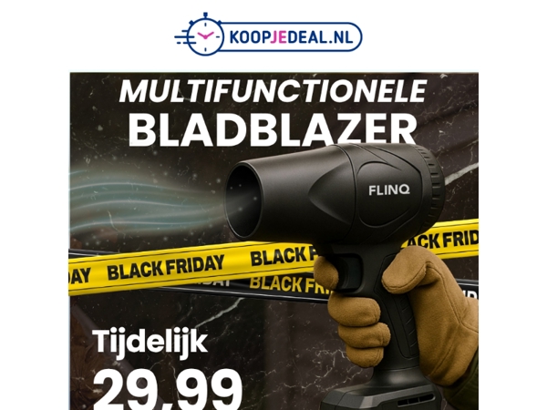 Draadloze Bladblazer voor 29,99 🍁