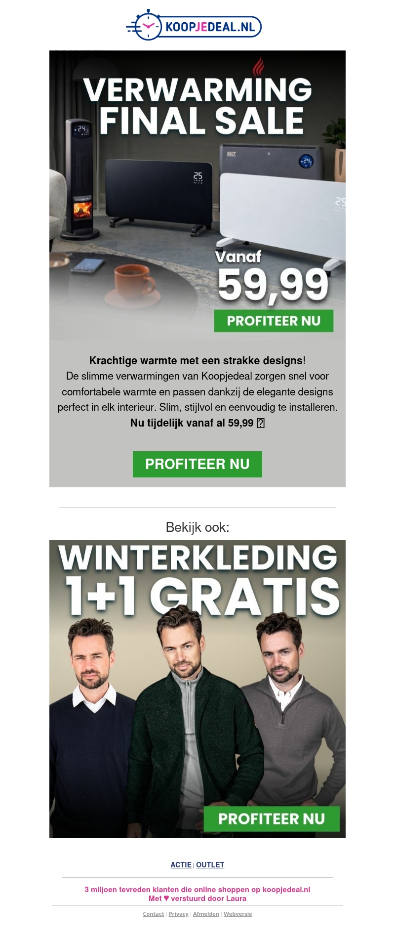 Nu of Nooit: Verwarming Final Sale ⏰ Nu of Nooit: Verwarming Final Sale ⏰