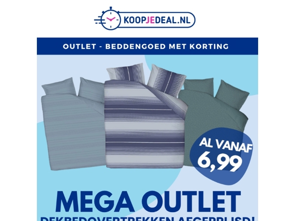 Dekbedovertrekken vanaf 6,99 🤑