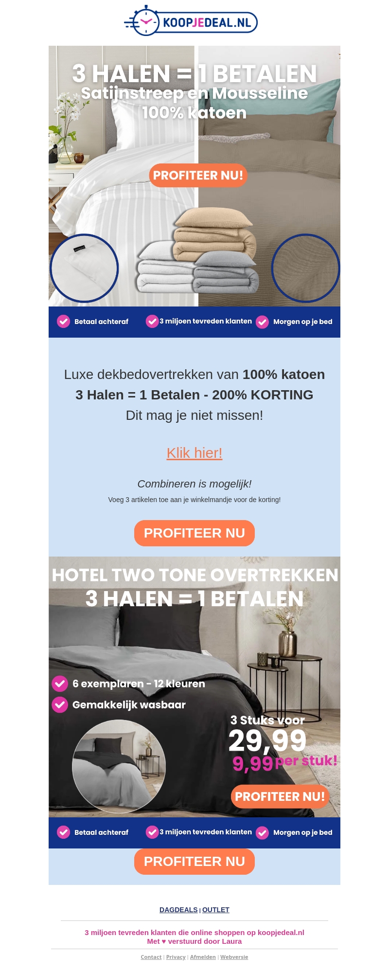 Actie: 3 HALEN = 1 BETALEN đđ Actie: 3 HALEN = 1 BETALEN đđ