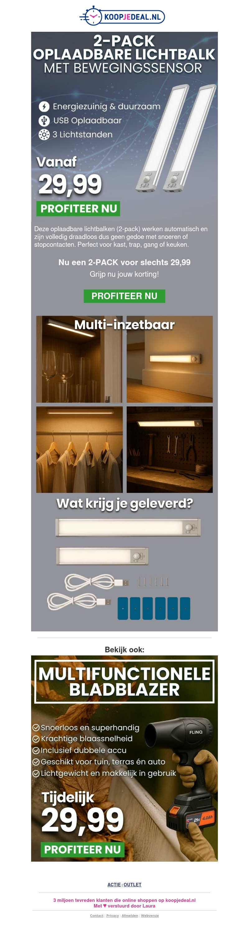2-PACK Lichtbalk met Sensor nu 29,99 π¨ 2-PACK Lichtbalk met Sensor nu 29,99 π¨