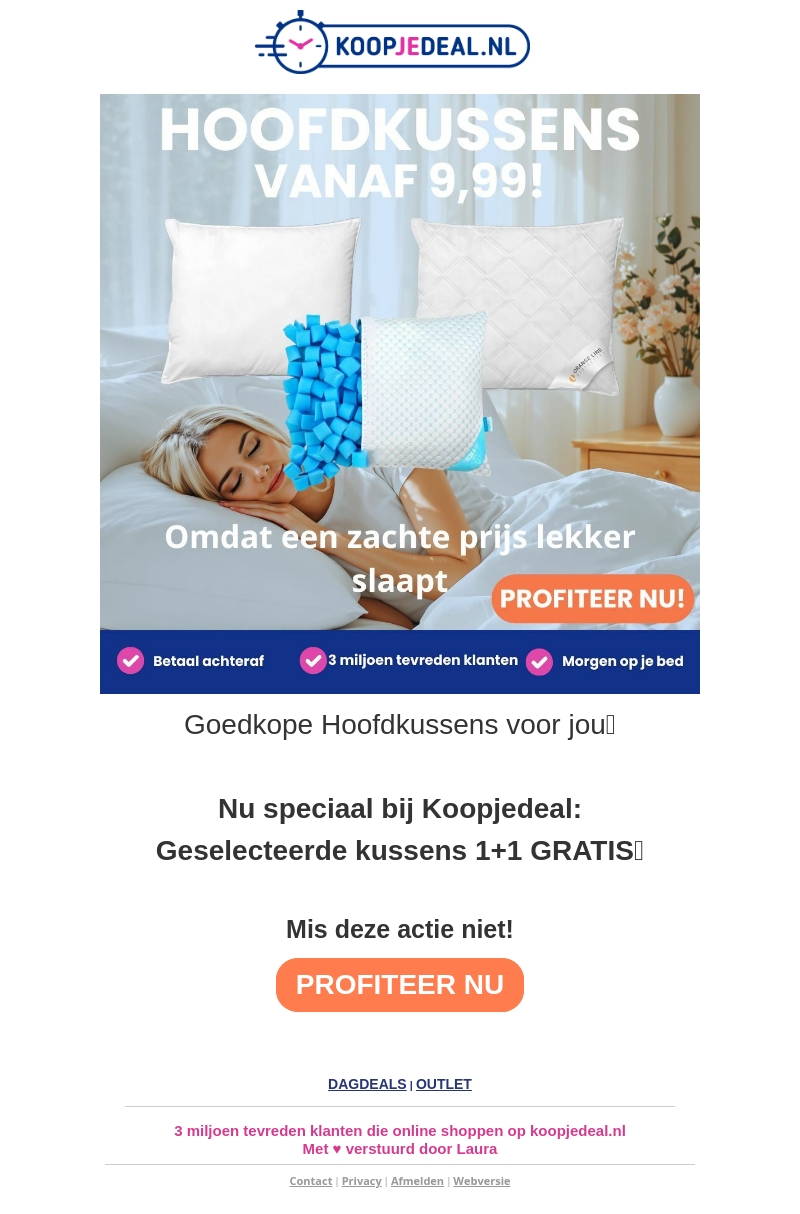 HOOFDKUSSENS vanaf 9,99! HOOFDKUSSENS vanaf 9,99!