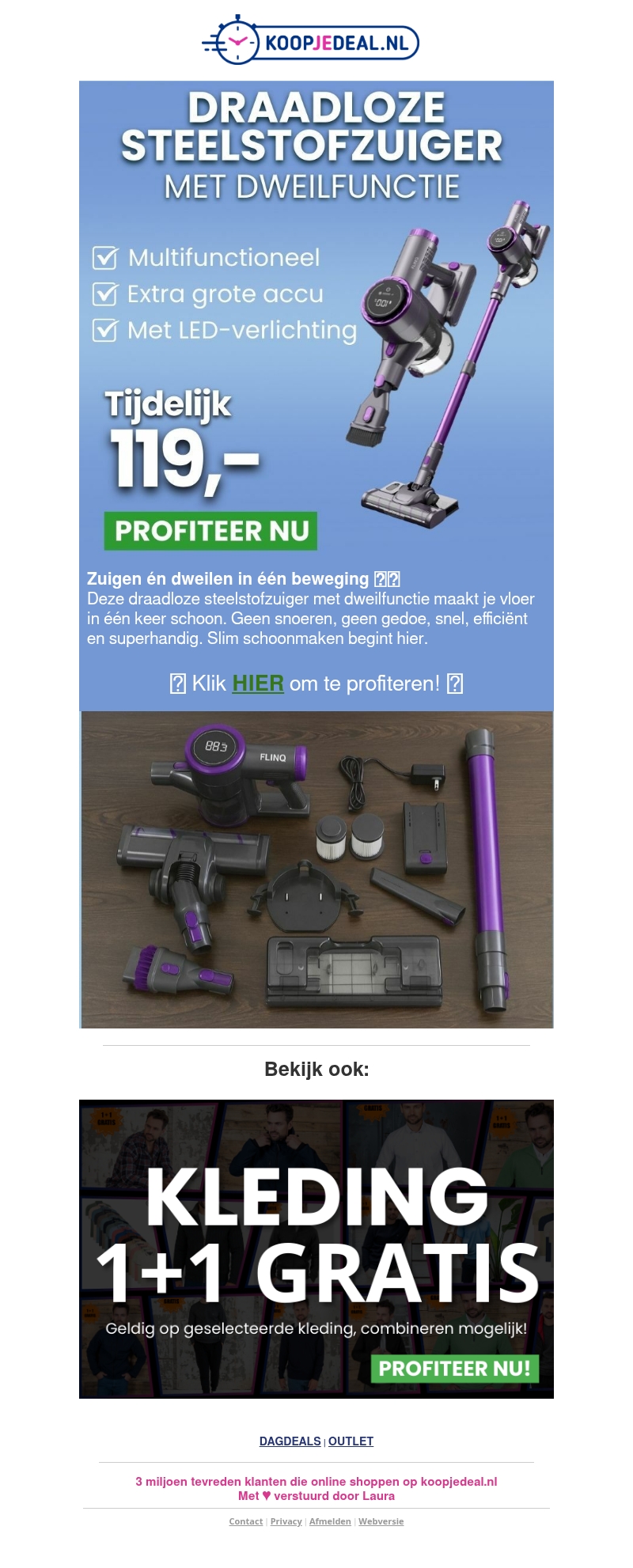 Nieuw: Steelstofzuiger met Dweilfunctie 🧹 Nieuw: Steelstofzuiger met Dweilfunctie 🧹