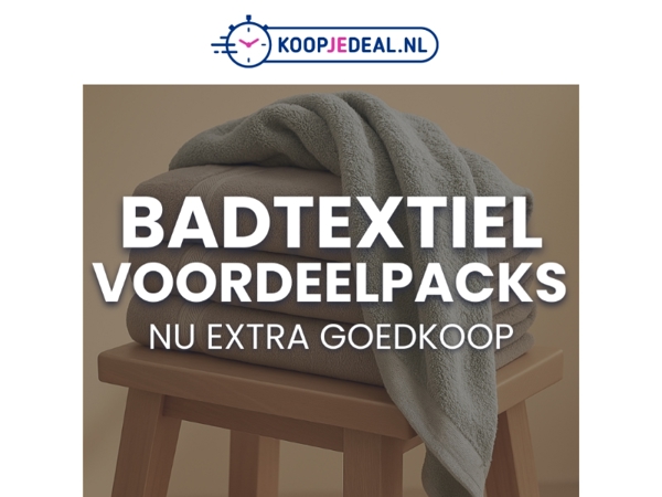 Badtextiel nu Extra Goedkoop 🧺
