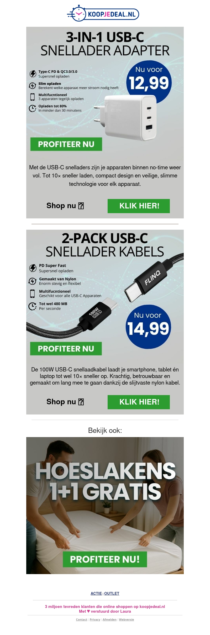 Snellader Adapters & Kabels nu 12,99 Snellader Adapters & Kabels nu 12,99