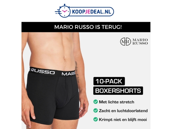 10 Boxershorts voor slechts €34,99 🩲