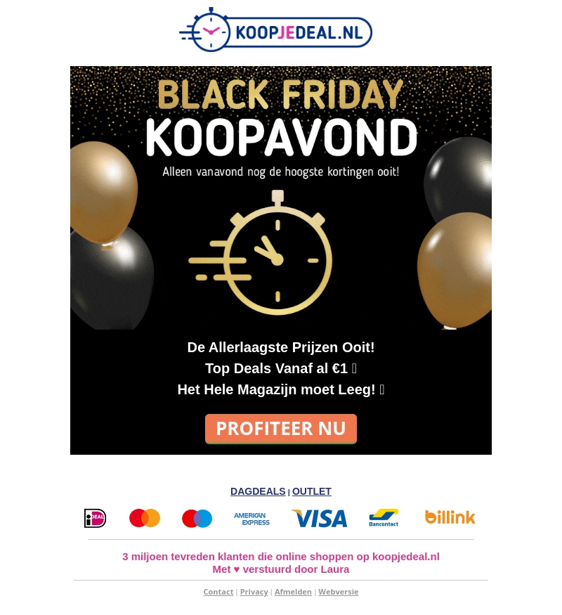 Black Friday Koopavond 🖤 Black Friday Koopavond 🖤