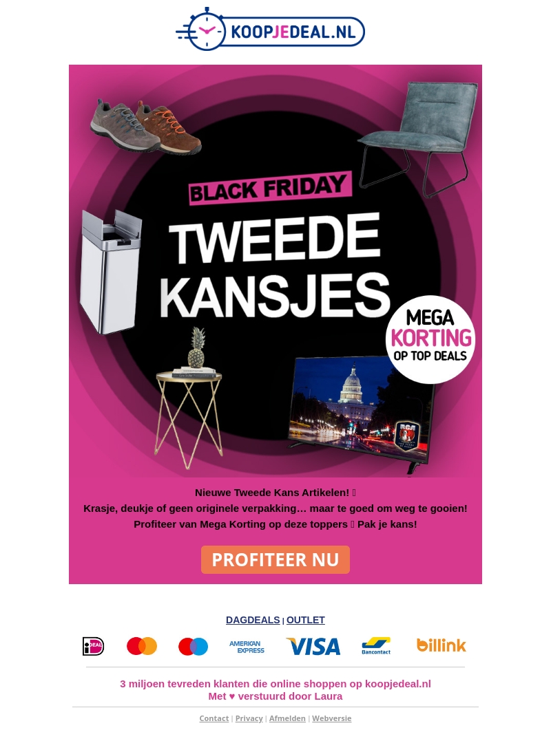 Black Friday Tweede Kansjes! ๐ค Black Friday Tweede Kansjes! ๐ค