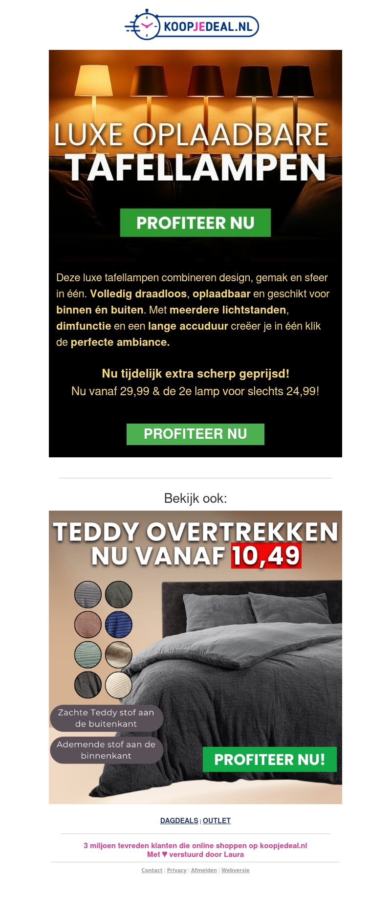 Oplaadbare Tafellampen vanaf 24,99 π‘ Oplaadbare Tafellampen vanaf 24,99 π‘