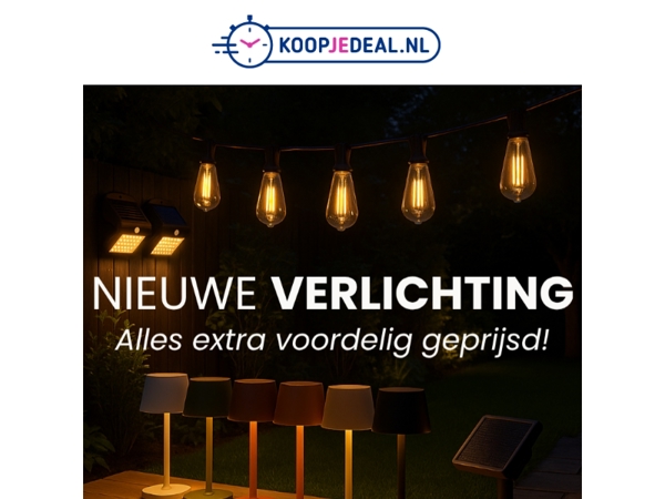 Verlichting nu Extra Goedkoop💡