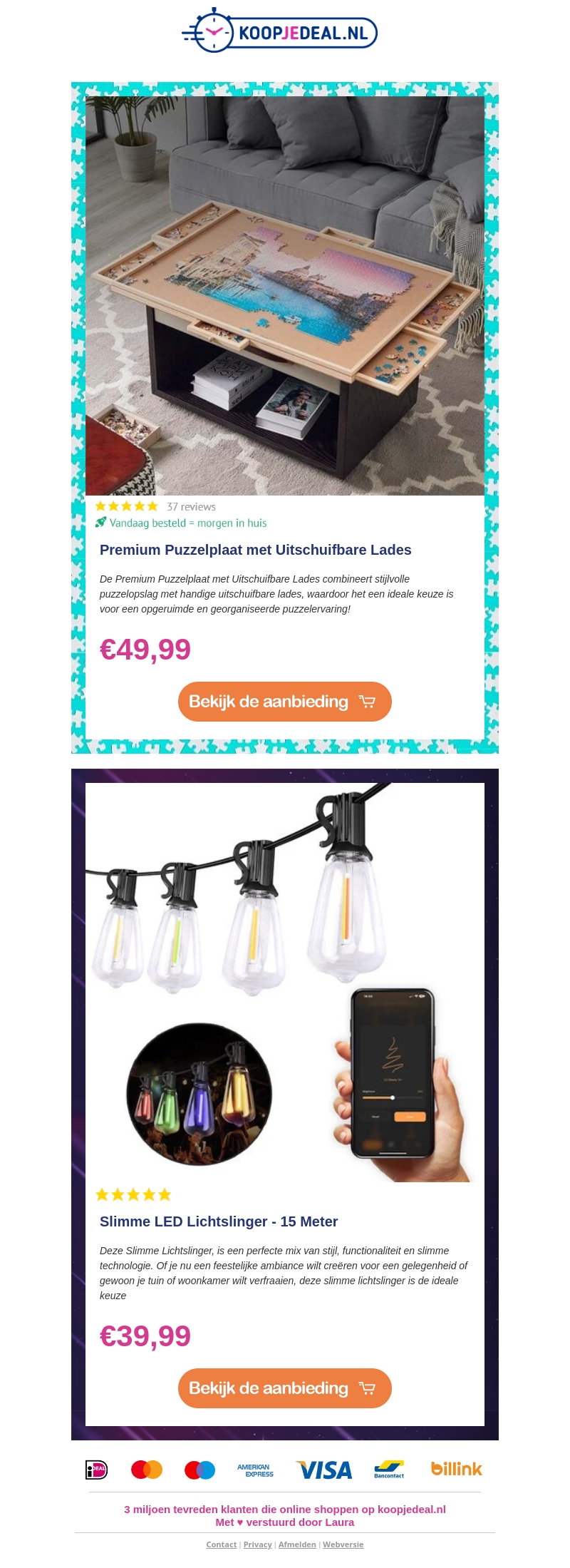 ⚡Flash Deal: Puzzelplaat & LED Slinger voor Minder! ⚡Flash Deal: Puzzelplaat & LED Slinger voor Minder!