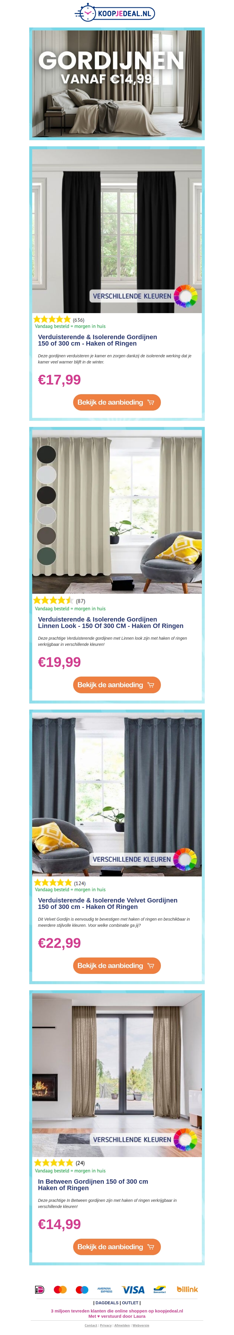 Gordijnen Outlet 🌙 OP=OP Gordijnen Outlet 🌙 OP=OP