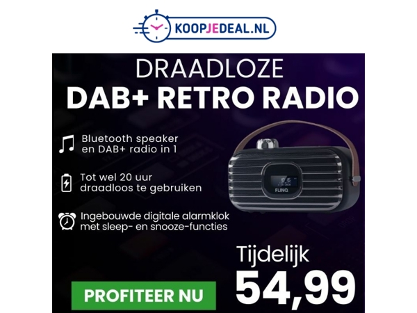 Altijd Radio, ook bij Stroomuitval ⚡